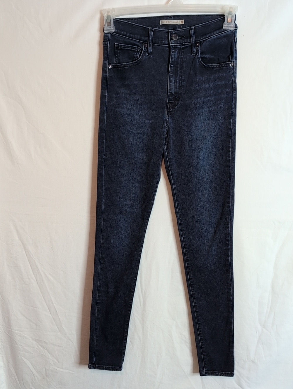 Levi’s Mile High Super Skinny Dark Wash Jeans Size 28